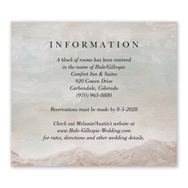 Mountain Landscape - Information Card