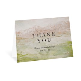 Mountain Landscape - Thank You Card