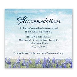 Bluebonnets - Information Card