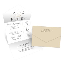 Modern Layout - Seal and Send Invitation