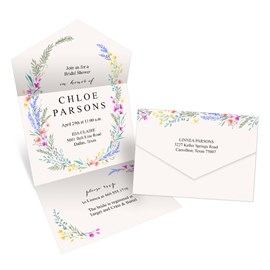 Bright Meadow - Bridal Shower Seal and Send