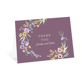 Pastel Floral - Thank You Card
