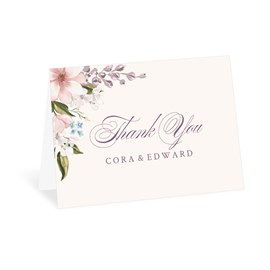 Pastel Blooms - Thank You Card