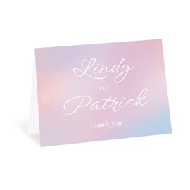 Watercolor Pastels - Thank You Card