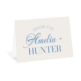 Mixed Fonts - Thank You Card