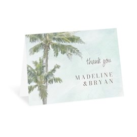 Tropical Coast - Thank You Card
