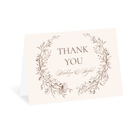 Timeless Floral - Thank You Card
