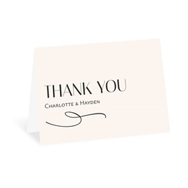 With a Flourish - Thank You Card