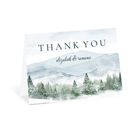 Winter View - Thank You Card