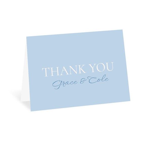 thank you card with customizable text area