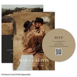 Country Chic Invitation with Free Response Postcard | Ann's Bridal