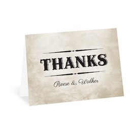 Wanted Poster - Thank You Card