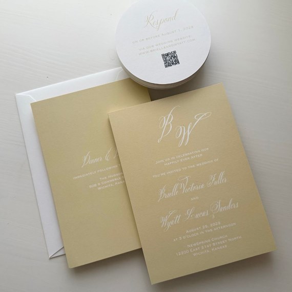 wedding invitation cards with response card