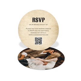 Western Vows - Digital RSVP Card
