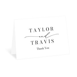 Modern Type - Thank You Card