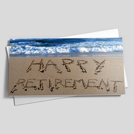 Sandy Shores Retirement Card