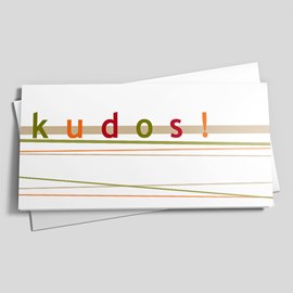 Kudos! Congratulations Card