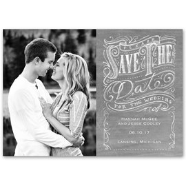 Fancy Flourishes - Save the Date Card