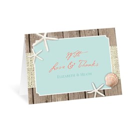 Beach Retreat - Thank You Card