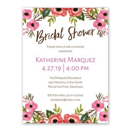 Blooming Beauty - Bridal Shower Invitation