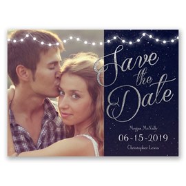 Lights Aglow - Save the Date Card