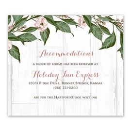 Farmhouse Floral - Information Card
