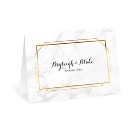 Modern Marble - Thank You Card