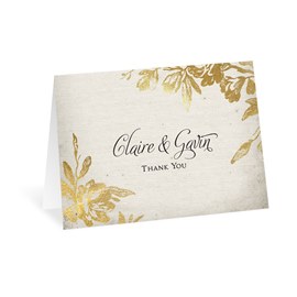 Rustic Glam - Thank You Card