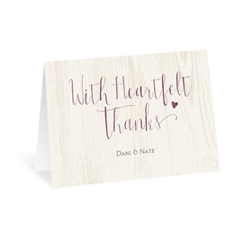 My Whole Heart - Thank You Card
