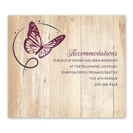 Butterfly Swirl - Information Card