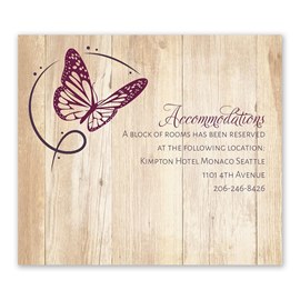 Butterfly Swirl - Information Card