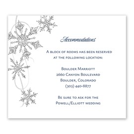 Snowflake Sparkle - Information Card
