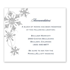 Snowflake Sparkle - Information Card