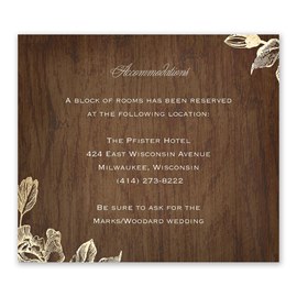 Gold Magnolias - Information Card