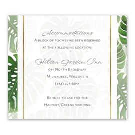 Pretty Palms - Information Card