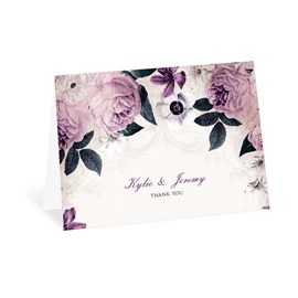 Victorian Floral - Thank You Card