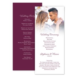 Sweet and Simple - Wedding Program