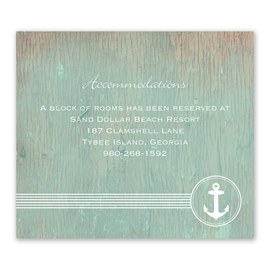 Anchored by Love - Information Card