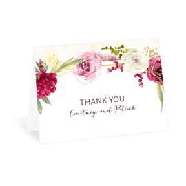 Geo Rose - Thank You Card