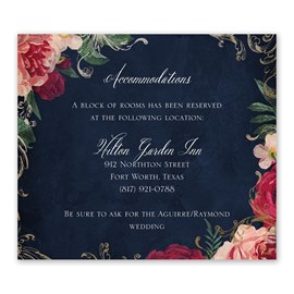 Florals and Flourishes - Information Card