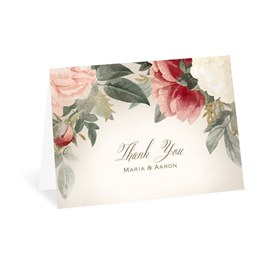 Blush Floral - Thank You Card