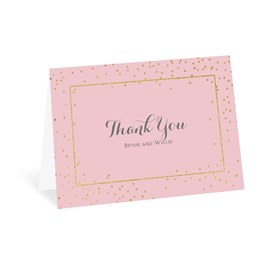 Gold Dots - Thank You Card