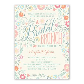 Bridal Brunch - Bridal Shower Invitation