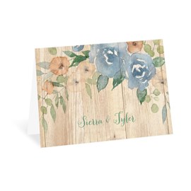 Country Blooms - Thank You Card
