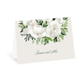 Lush Gardenias - Thank You Card