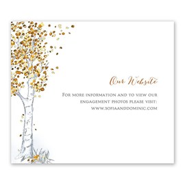 Autumn Birch - Information Card