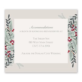 Under The Mistletoe - Information Card