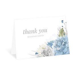 Winter Blues - Thank You Card