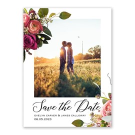 Floral Burst - Save the Date