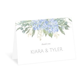 Blue Hydrangea - Thank You Card